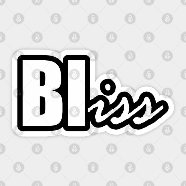 bliss Sticker by Qasim